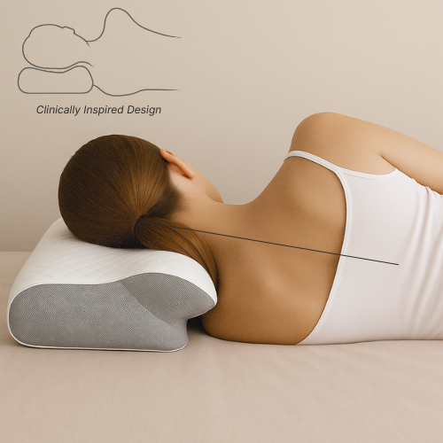 Contoured Memory Foam Cervical Support Pillow | Ventumra
