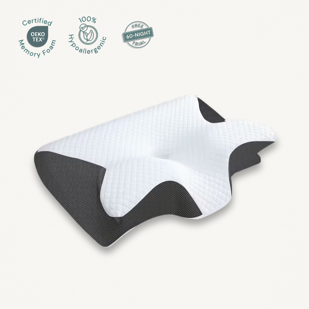 Contoured Memory Foam Cervical Support Pillow | Ventumra