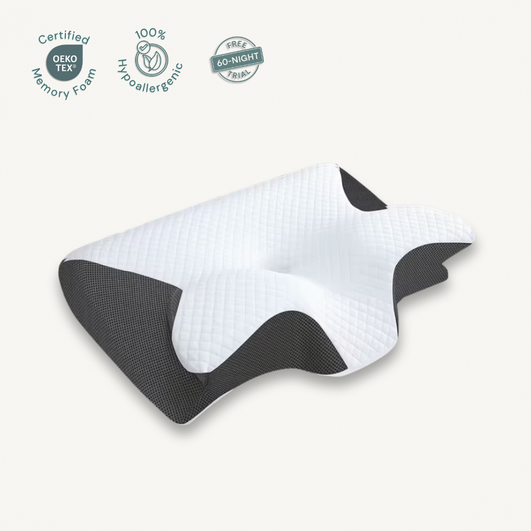 Contoured Memory Foam Cervical Support Pillow | Ventumra
