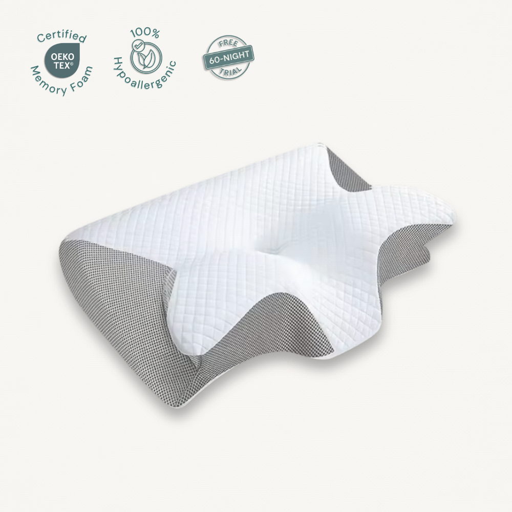 Contoured Memory Foam Cervical Support Pillow | Ventumra