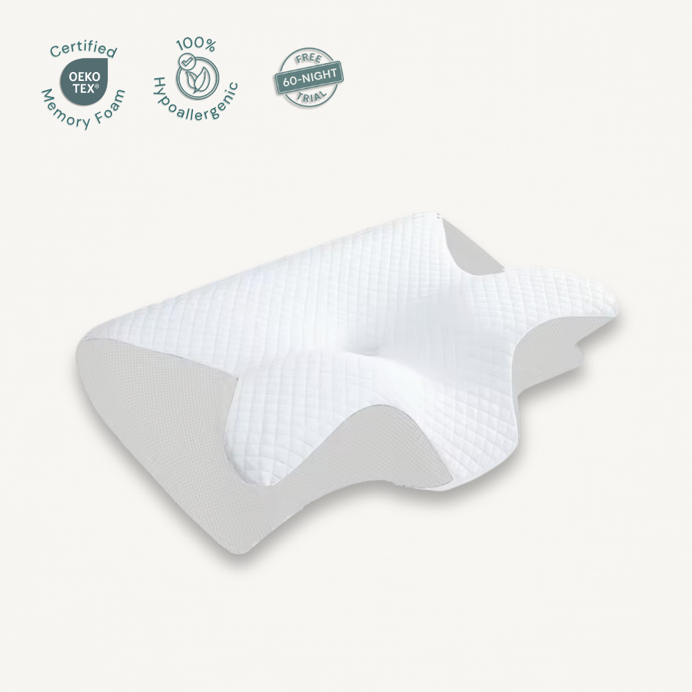 Contoured Memory Foam Cervical Support Pillow | Ventumra