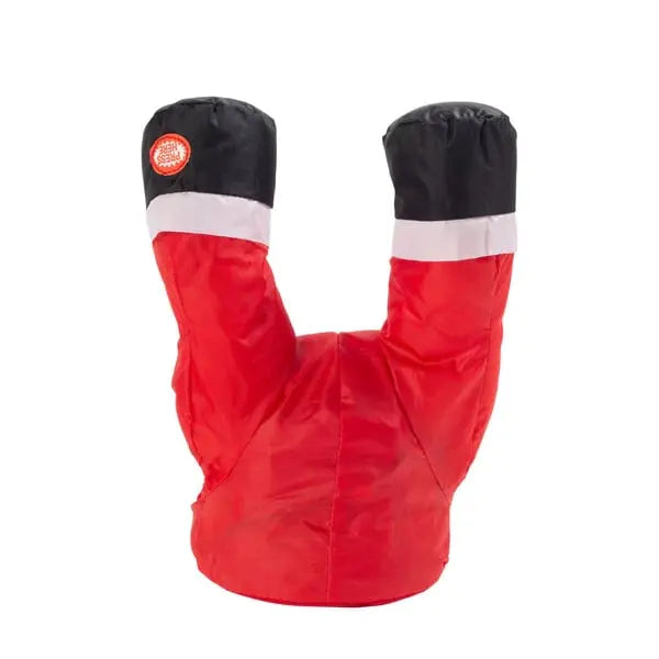 Door geluid geactiveerd bewegend kerstfiguur van de Kerstman voor het raam