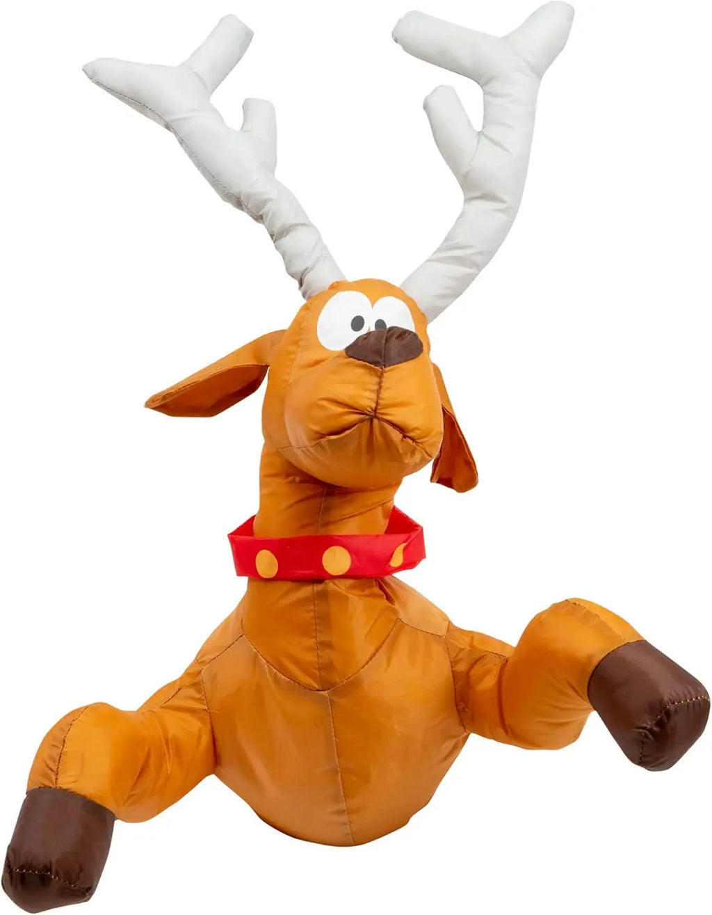 Door geluid geactiveerd bewegend kerstfiguur van de Kerstman voor het raam