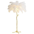 Lunara Luxe Feather Floor Lamp for Living Room Ambience