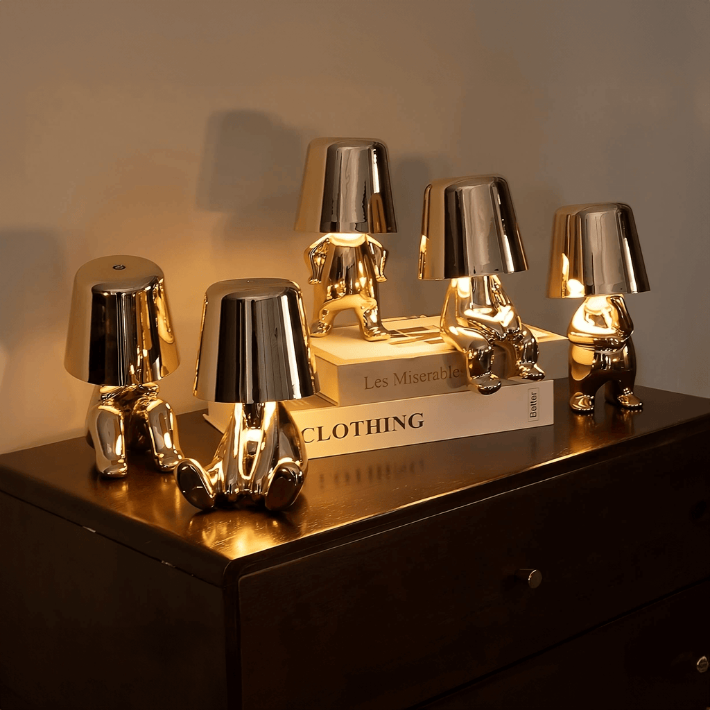 LumaCompanion Humanoid Lamp For Cozy Spaces And Creative Rooms