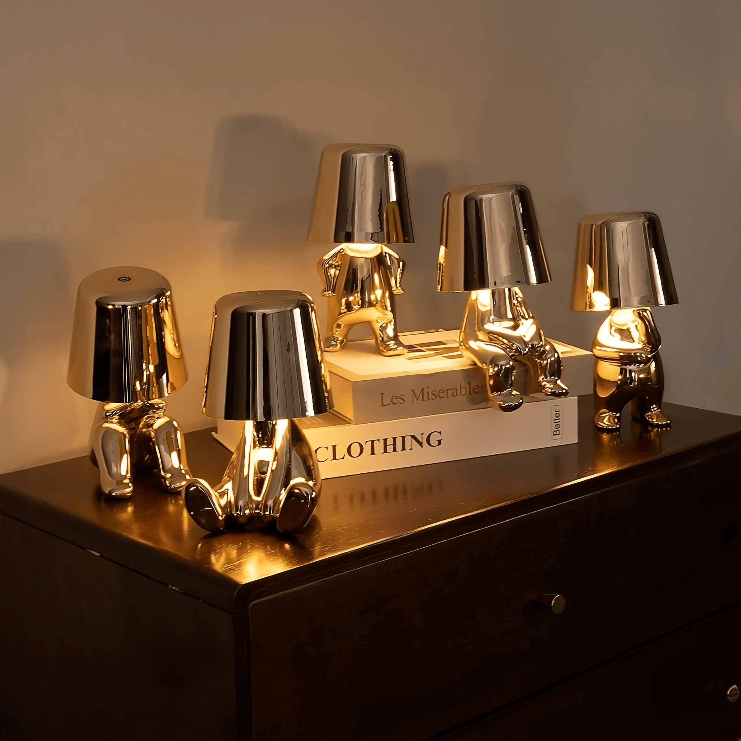 LumaCompanion Humanoid Lamp For Cozy Spaces And Creative Rooms