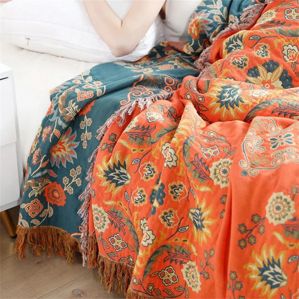Coperta double face LumaCloud color calendula — Struttura reversibile