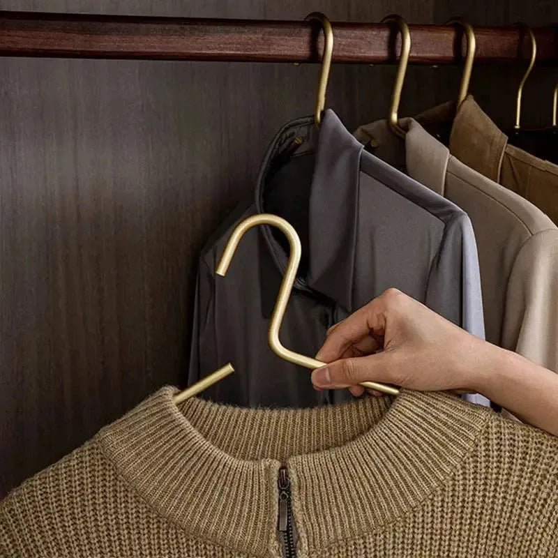 LustraHanger Elegant Gold and Silver Slim Profile Hanger Set