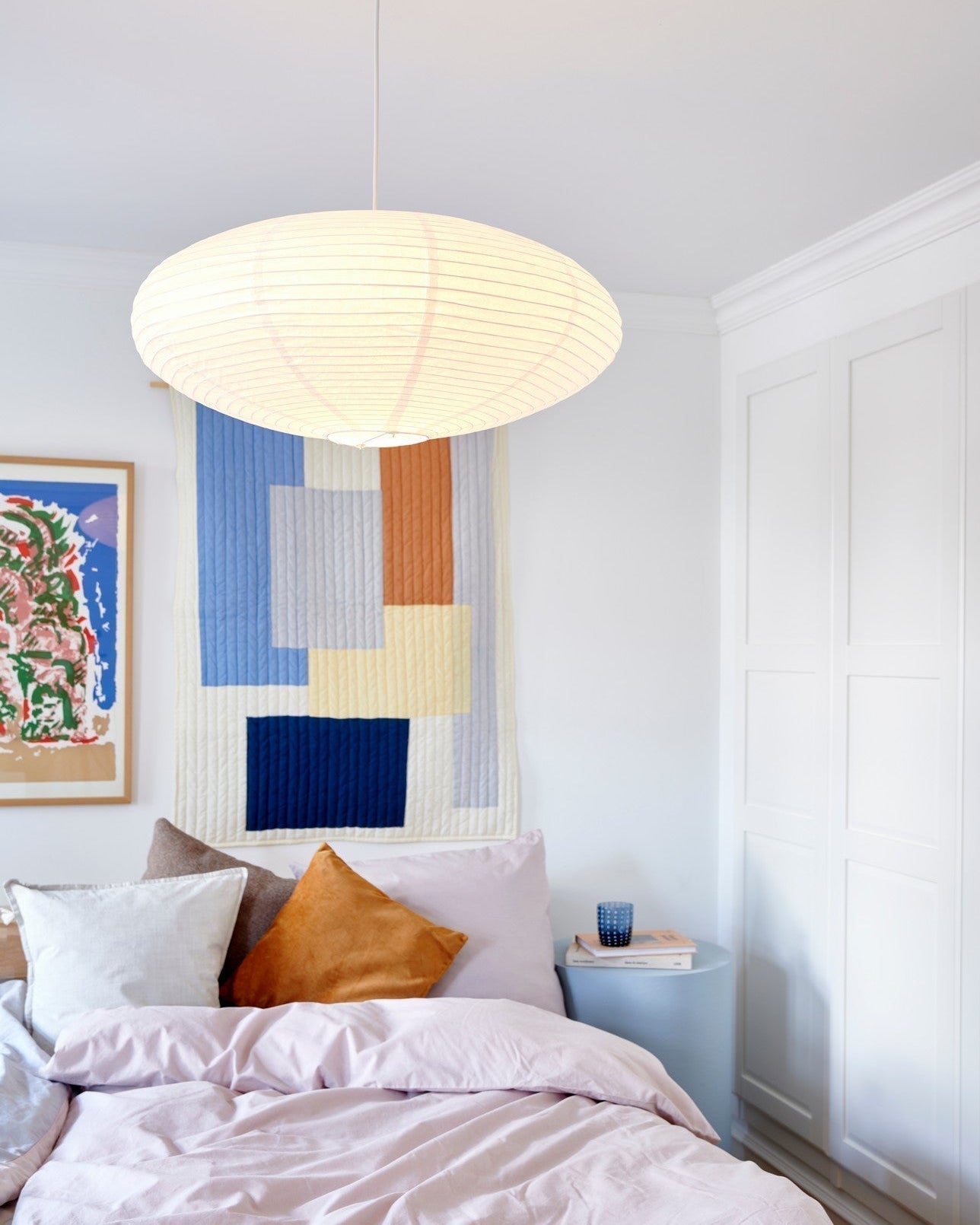 NovaLume 60 Easy Fit Rice Paper Lampshade Soft Light