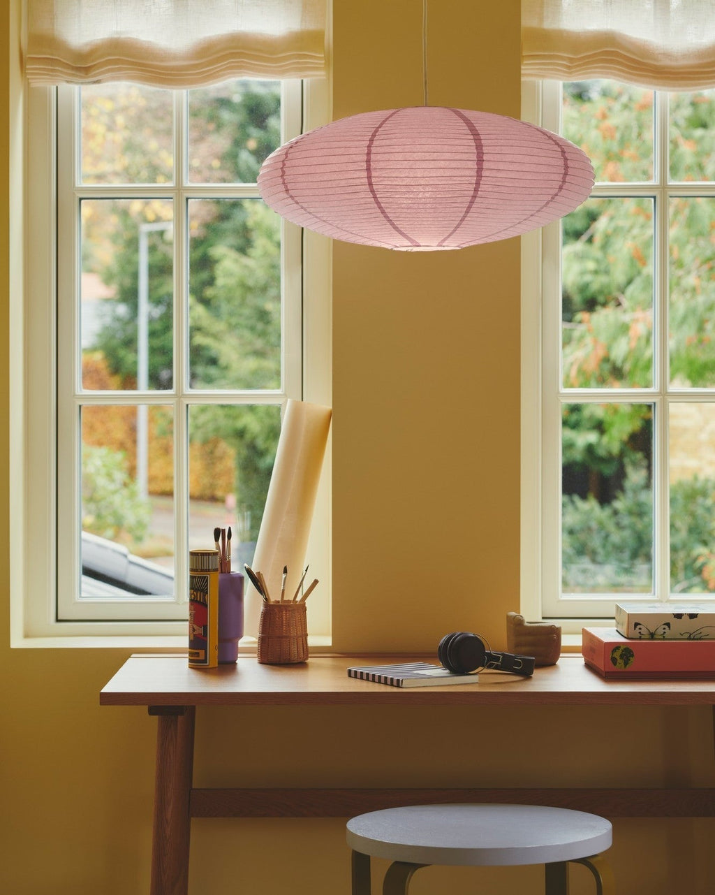 NovaLume 60 Easy Fit Rice Paper Lampshade Soft Light