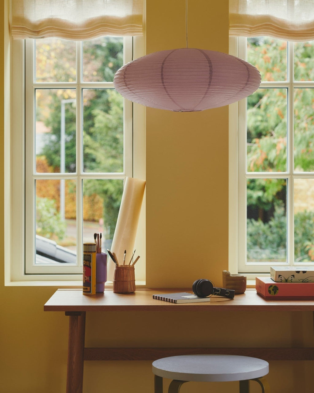 NovaLume 60 Easy Fit Rice Paper Lampshade Soft Light