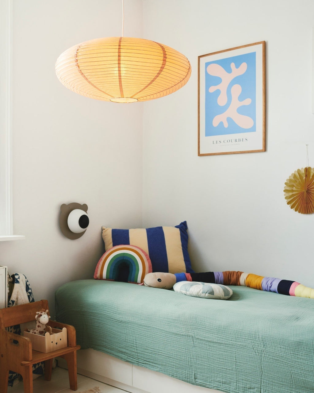 NovaLume 60 Easy Fit Rice Paper Lampshade Soft Light