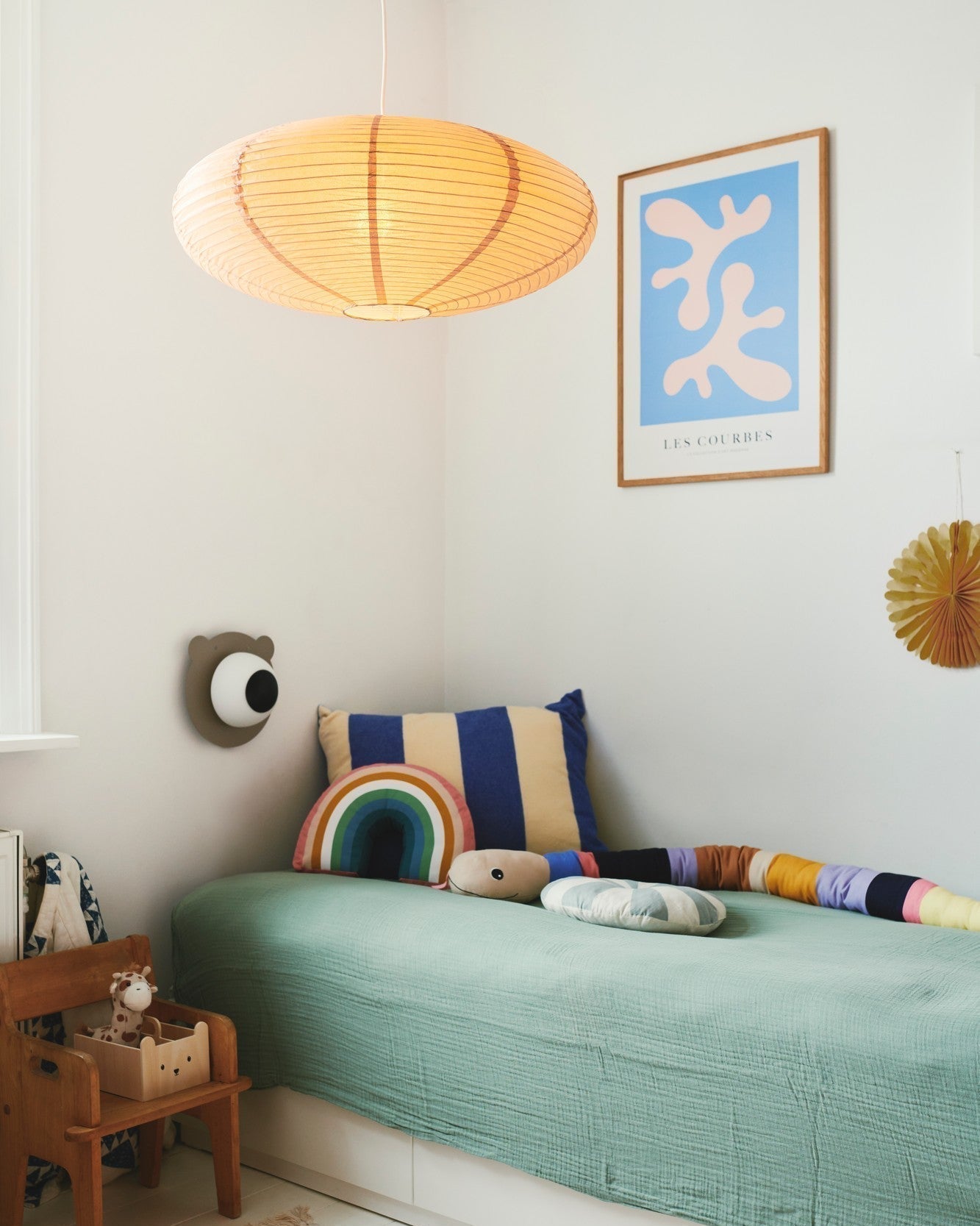 NovaLume 60 Easy Fit Rice Paper Lampshade Soft Light