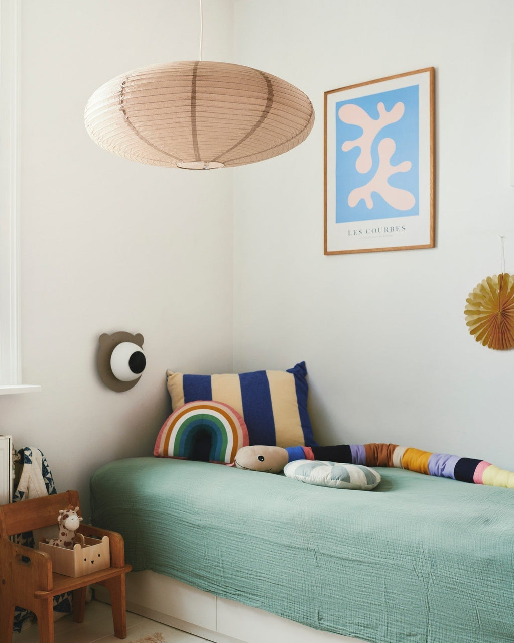 NovaLume 60 Easy Fit Rice Paper Lampshade Soft Light