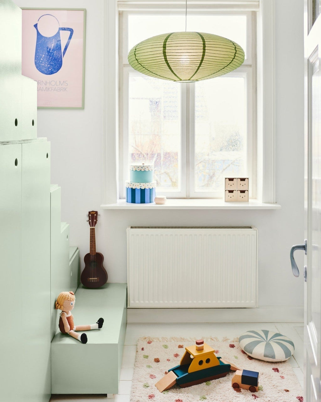 NovaLume 60 Easy Fit Rice Paper Lampshade Soft Light