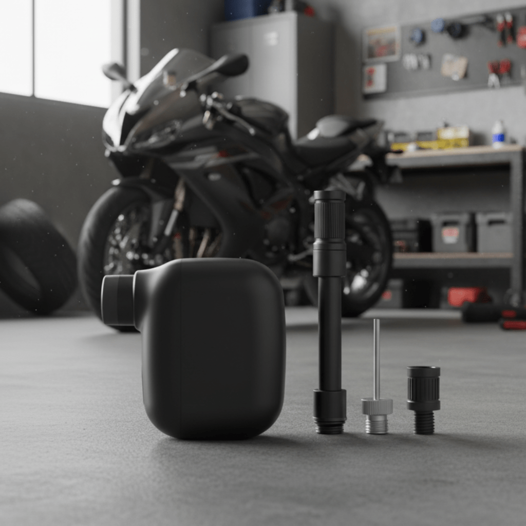 Rechargeable Mini Bike Pump — 100 PSI, USB-C Charging, Portable Design