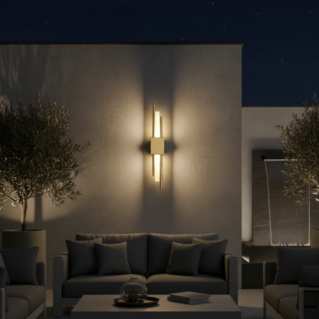 LumaArc modern LED-es fali lámpa – 50cm magas, 8cm széles, három színmóddal