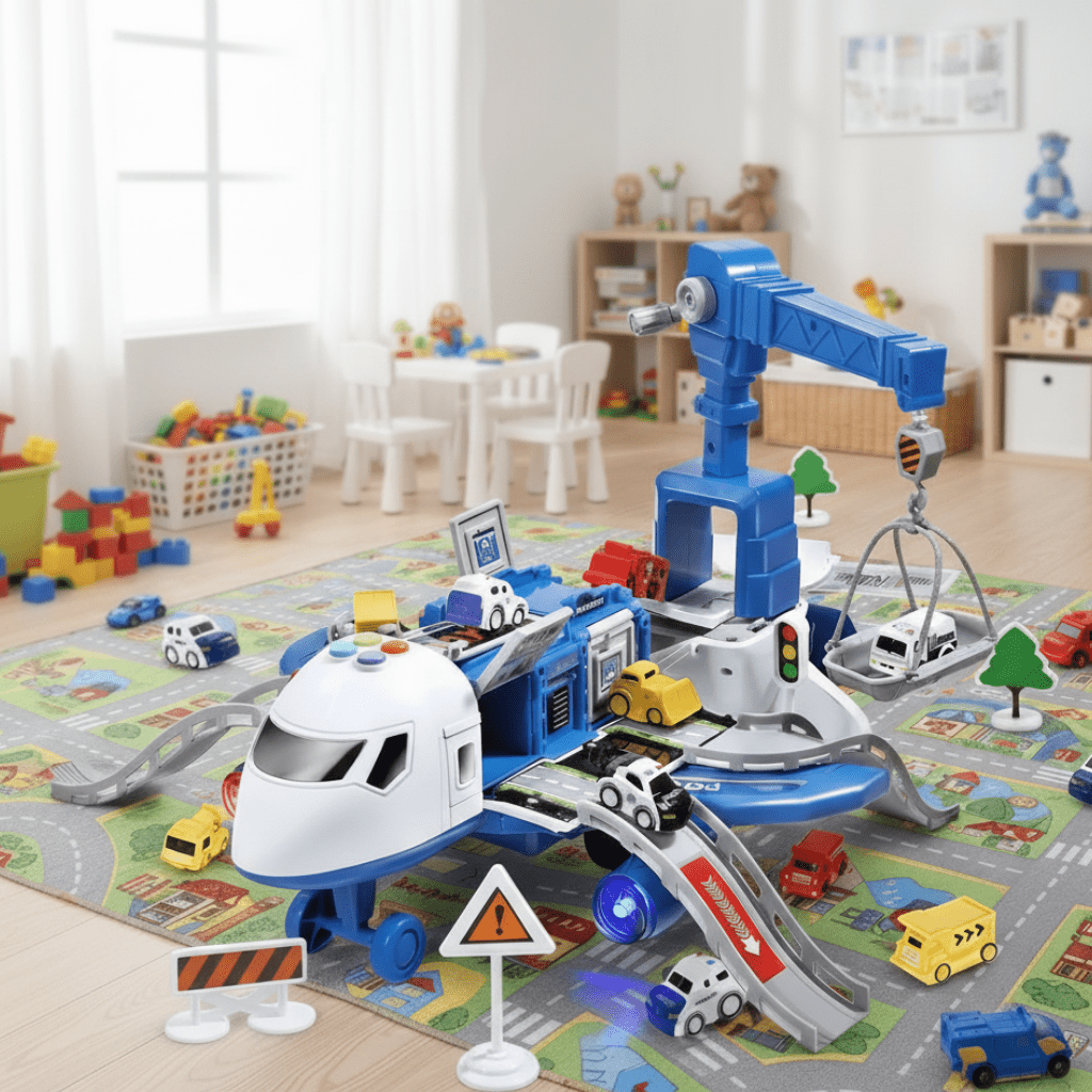 AeroNova Airplane Toy — Musical Tone, Stretching Deformation Design