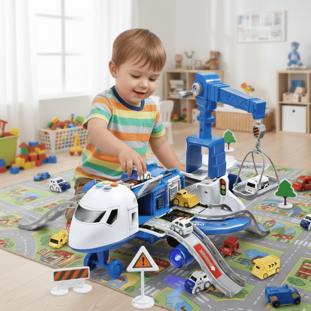 AeroNova Airplane Toy — Musical Tone, Stretching Deformation Design