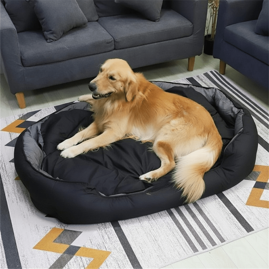 PawNest Cozy Washable Basket Dog Bed — Orthopedic Foam Support