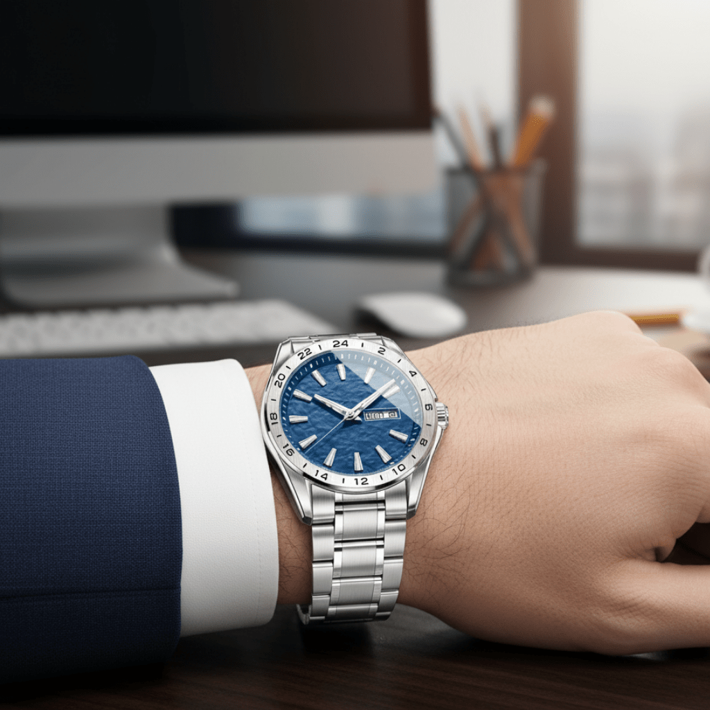 Aurexion Men's Sports Watch — Luminous Dial & Hands