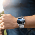 PulseNova Premium Men's Smartwatch — ECG Monitor, PPG Sensor, Call Function