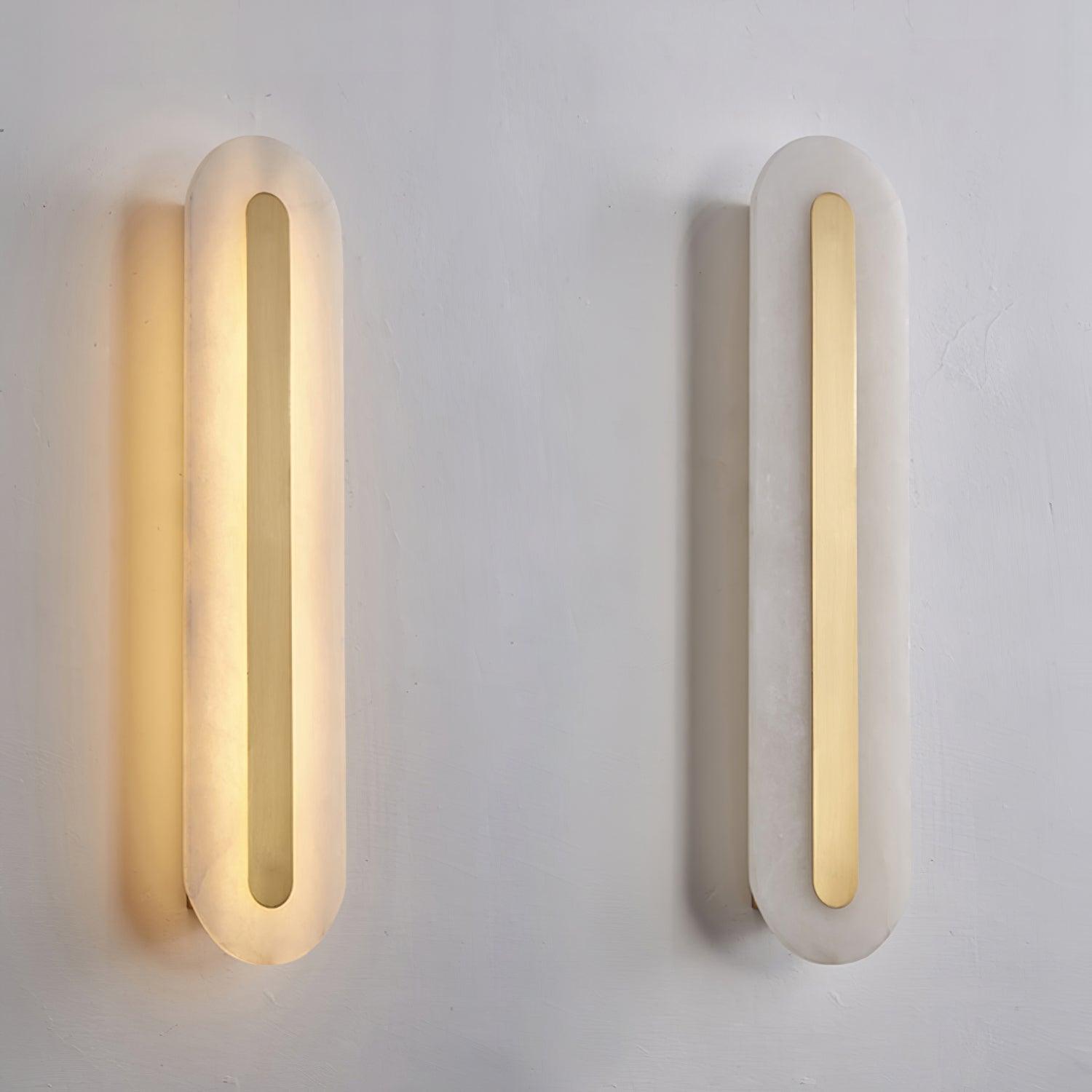 Hurn Alabaster Rounded Wall Lamp | ventumra