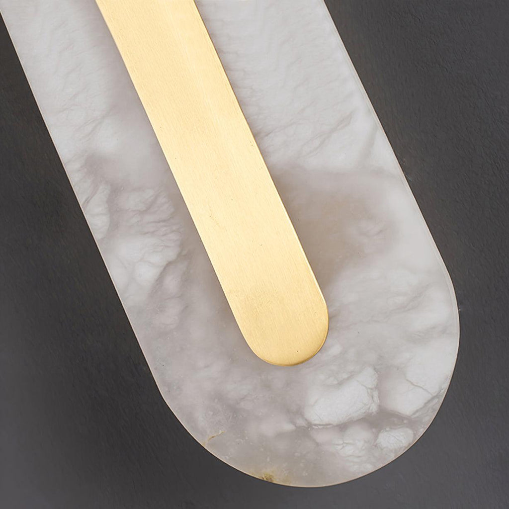 Hurn Alabaster Rounded Wall Lamp | ventumra