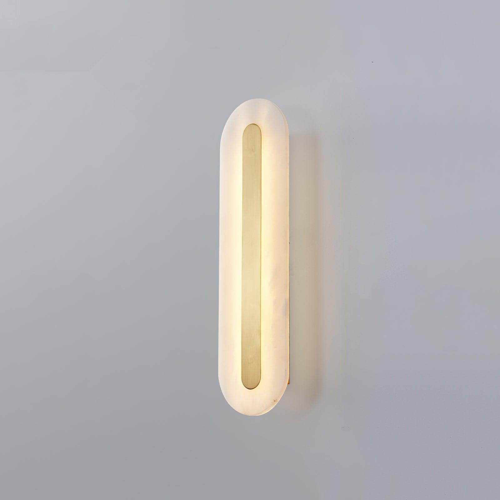 Hurn Alabaster Rounded Wall Lamp | ventumra