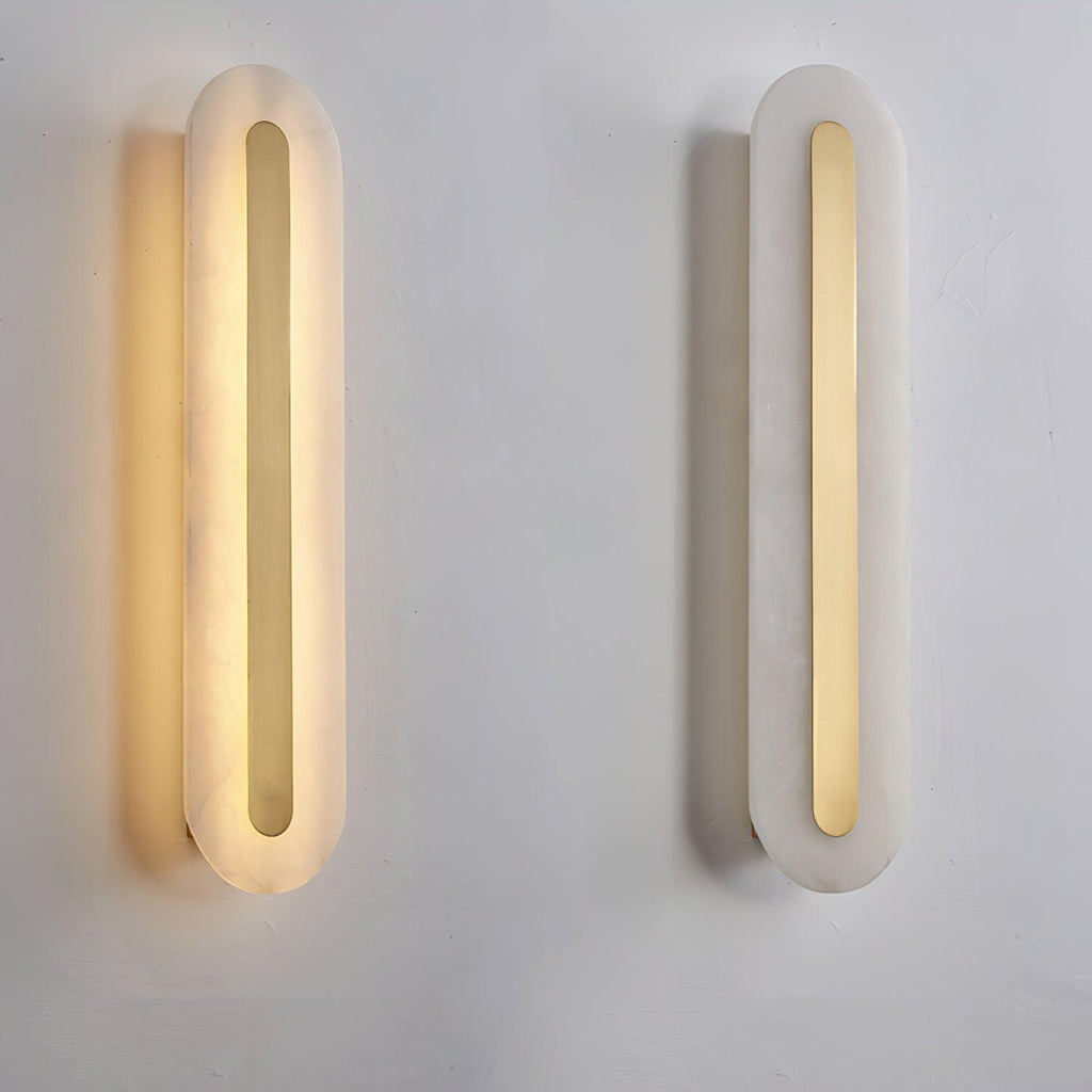 Hurn Alabaster Rounded Wall Lamp | ventumra