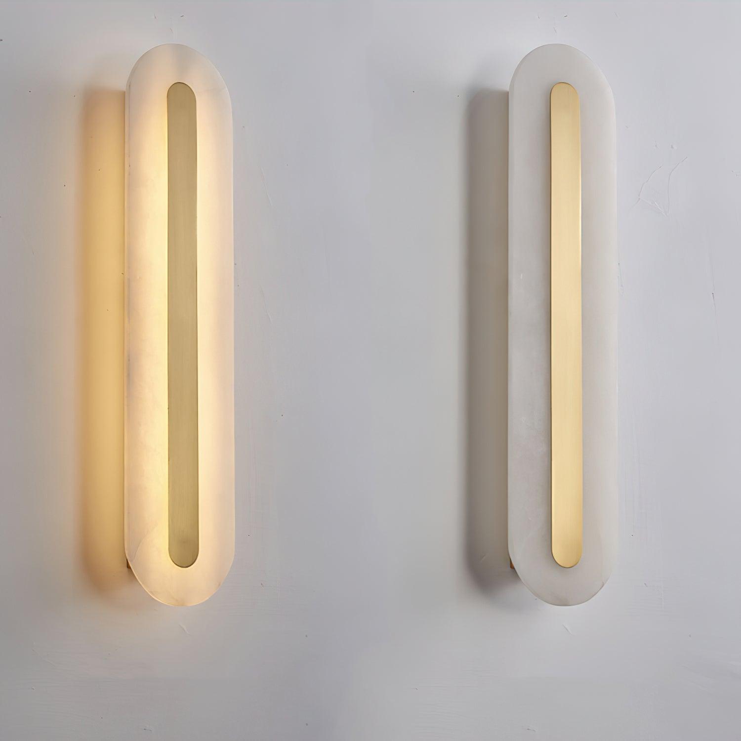 Hurn Alabaster Rounded Wall Lamp | ventumra
