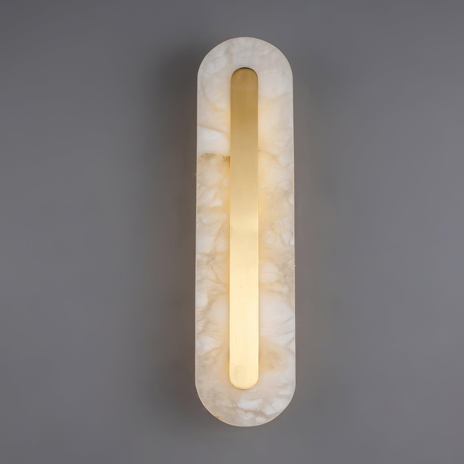 Hurn Alabaster Rounded Wall Lamp | ventumra