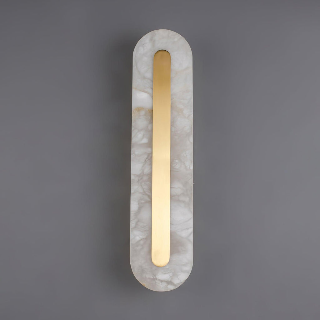 Hurn Alabaster Rounded Wall Lamp | ventumra