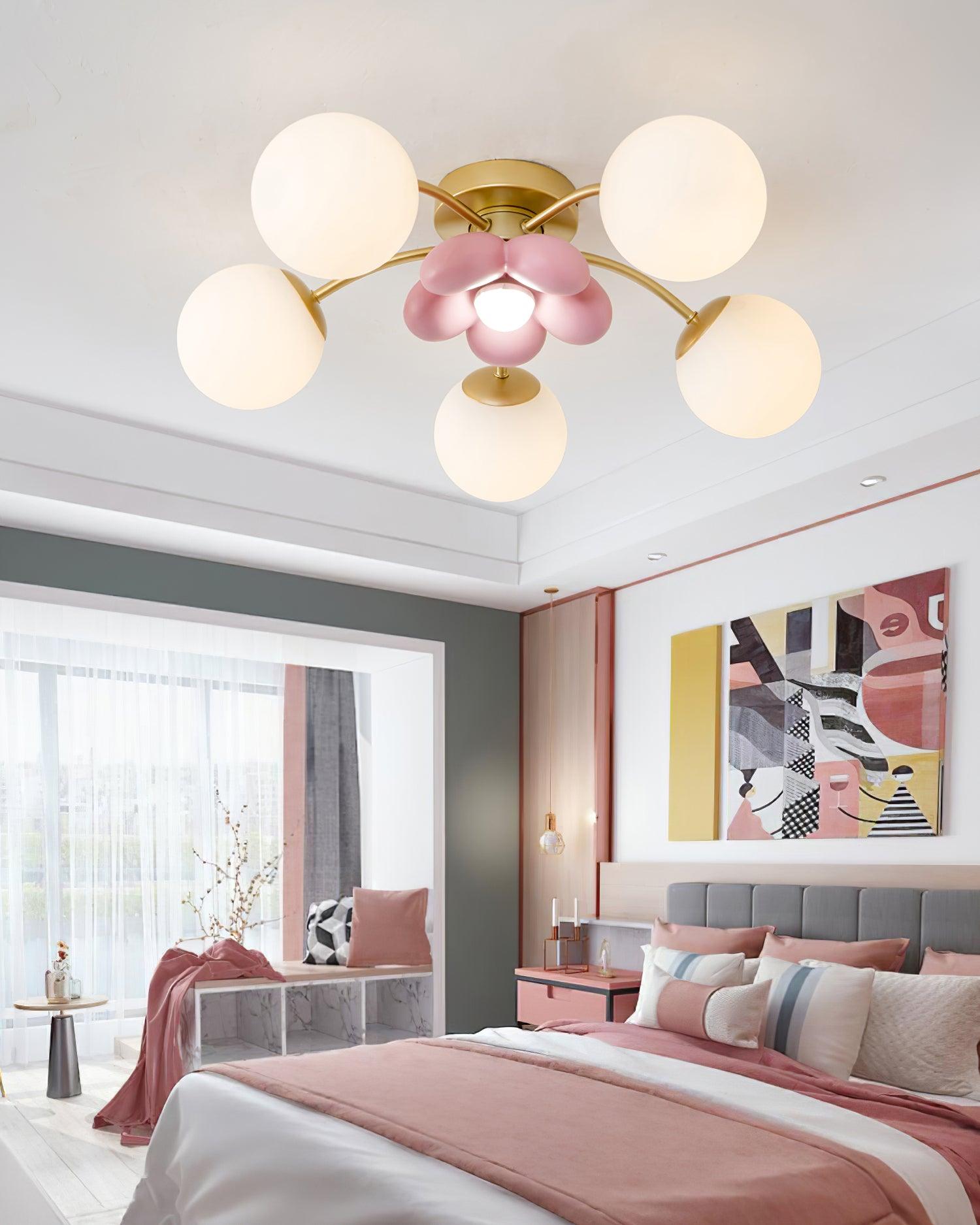 Blossura Pink Petal Ceiling Light | ventumra