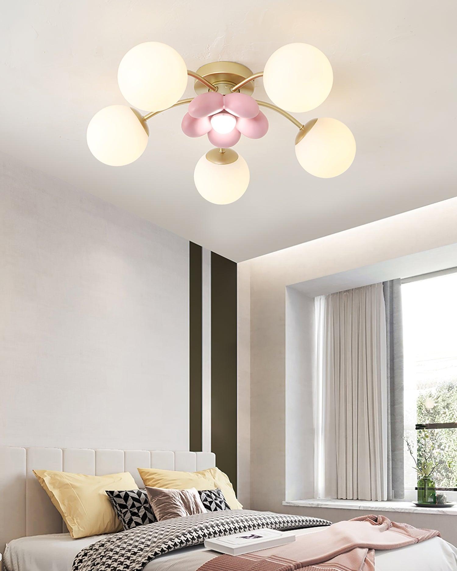 Blossura Pink Petal Ceiling Light | ventumra