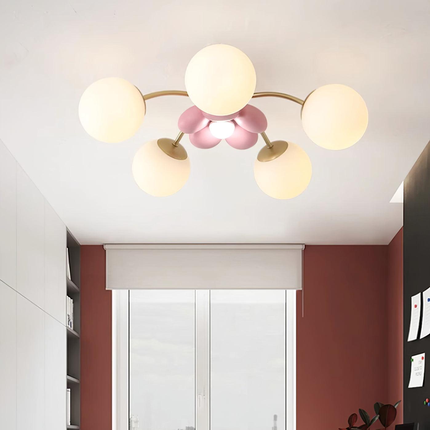 Blossura Pink Petal Ceiling Light | ventumra