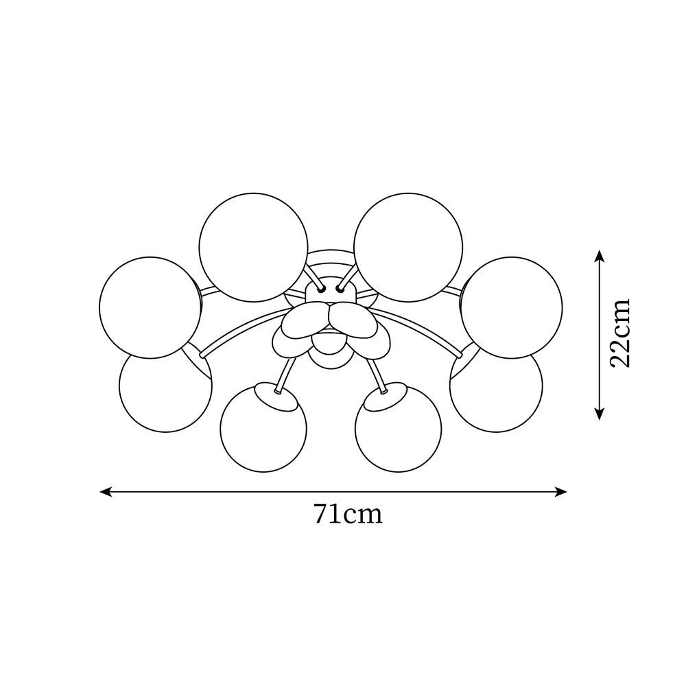 Blossura Pink Petal Ceiling Light | ventumra
