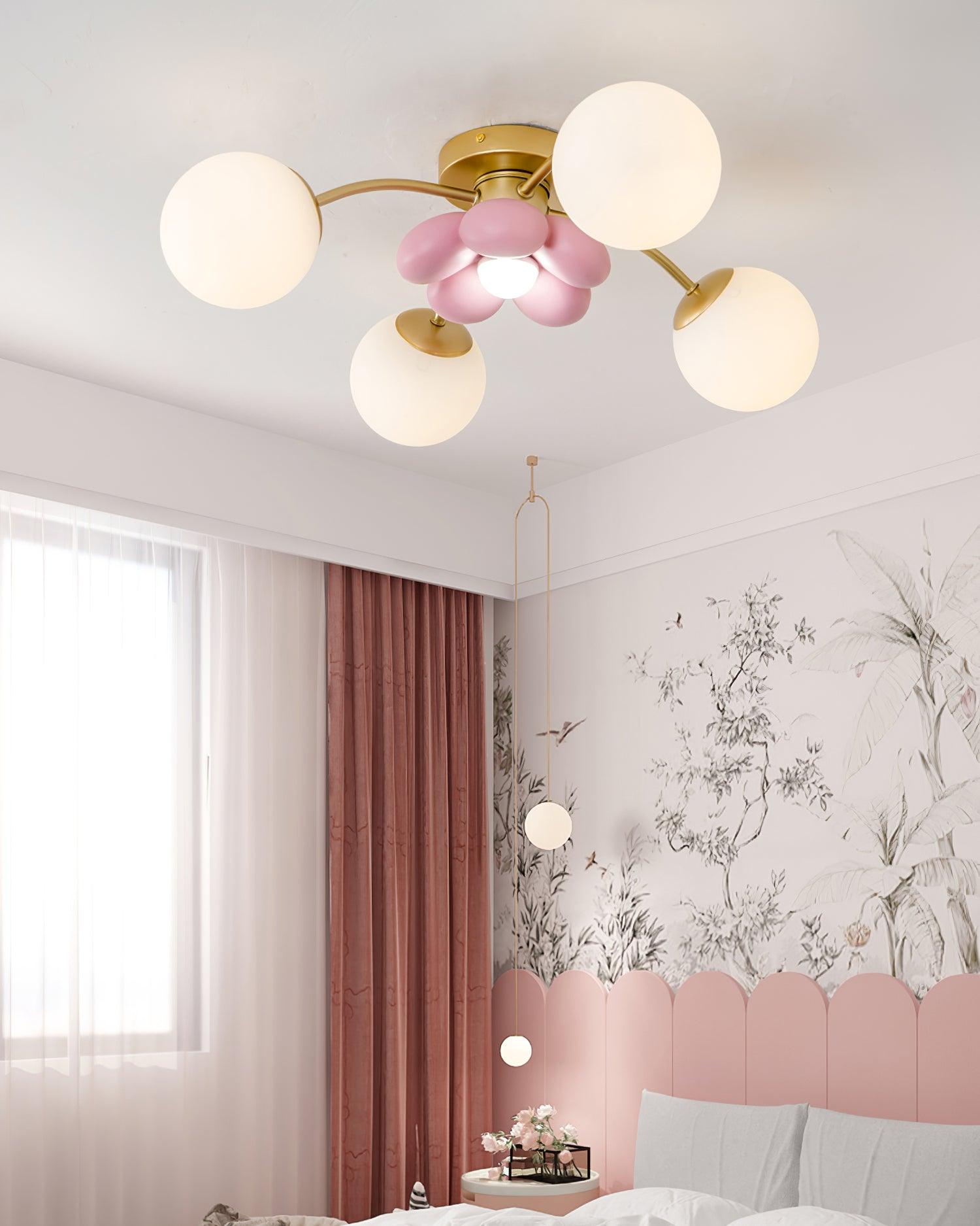 Blossura Pink Petal Ceiling Light | ventumra