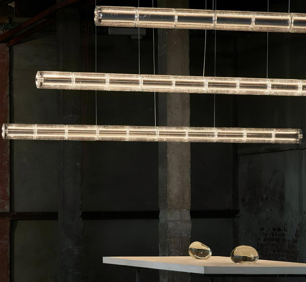 Lyliris Glass Linear Pendant Light | ventumra