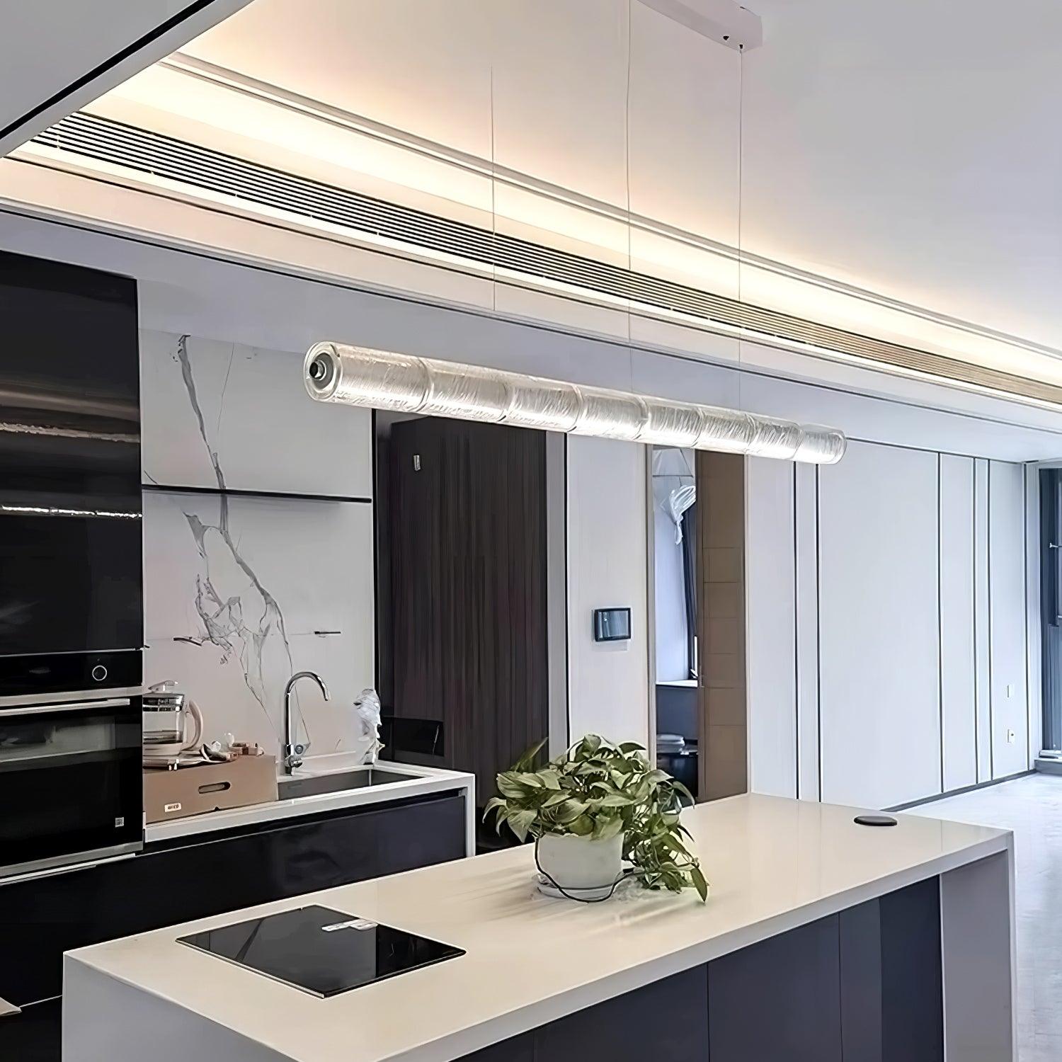 Lyliris Glass Linear Pendant Light | ventumra