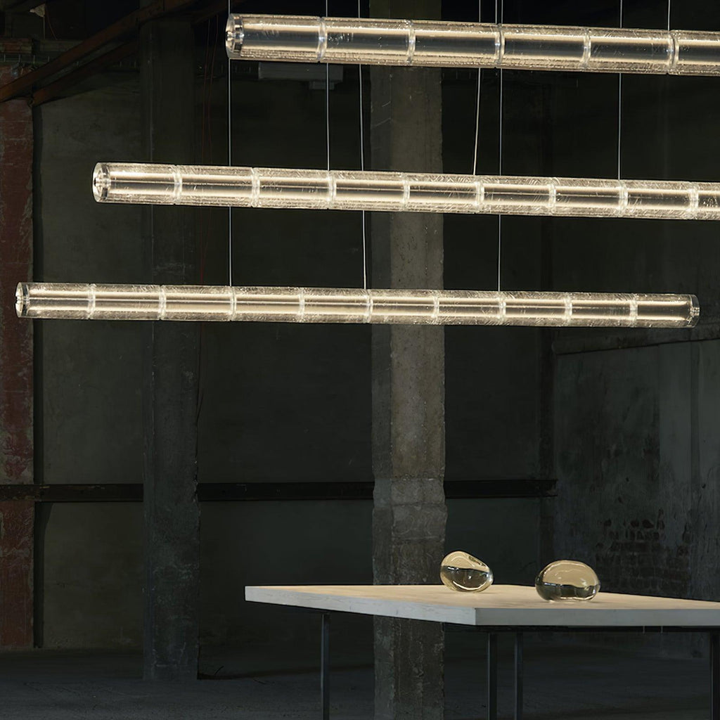 Lyliris Glass Linear Pendant Light | ventumra