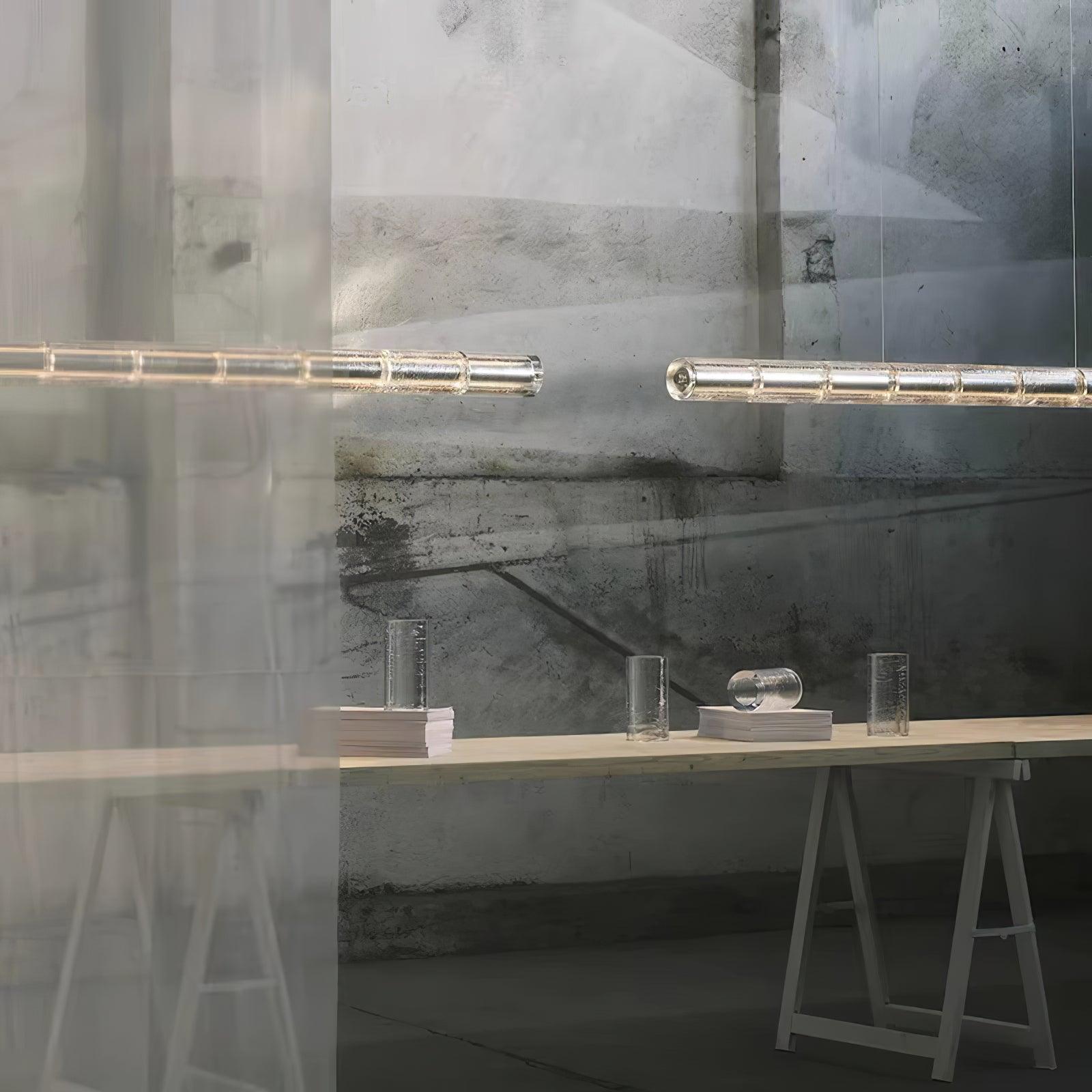 Lyliris Glass Linear Pendant Light | ventumra