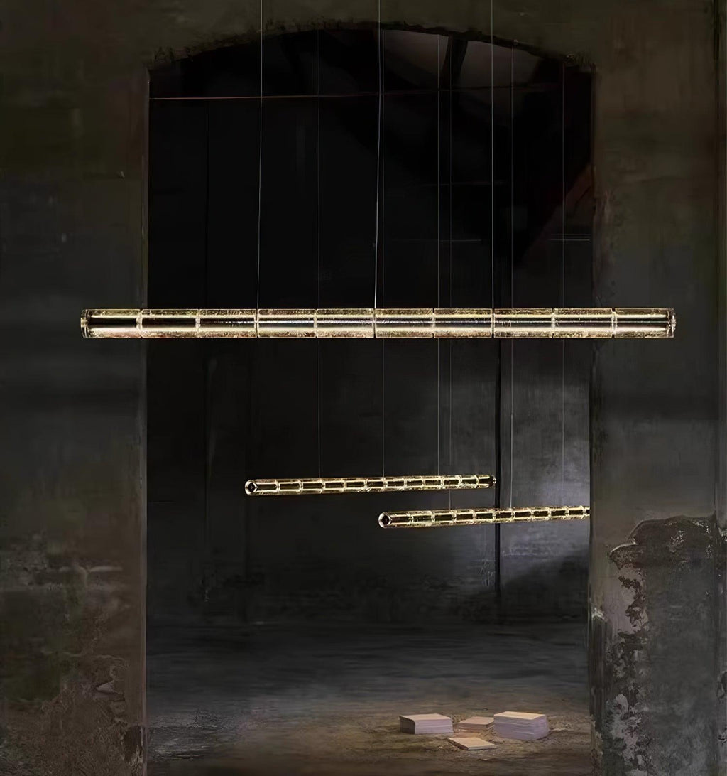 Lyliris Glass Linear Pendant Light | ventumra