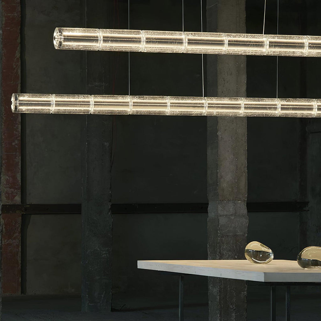 Lyliris Glass Linear Pendant Light | ventumra