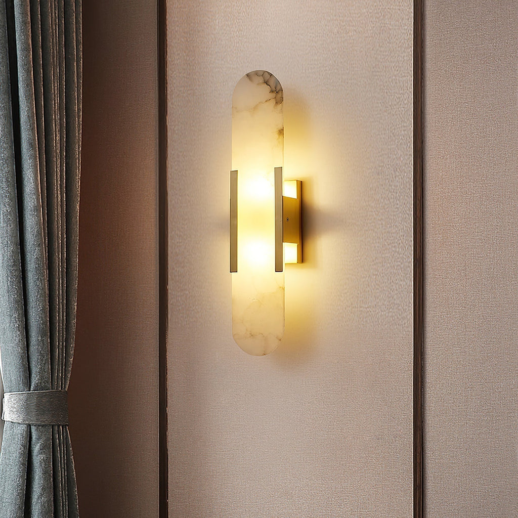 Veo Luxury Alabaster Wall Lamp | ventumra