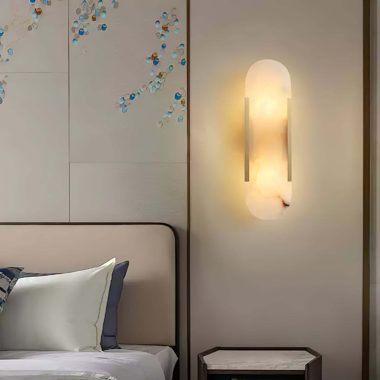 Veo Luxury Alabaster Wall Lamp | ventumra