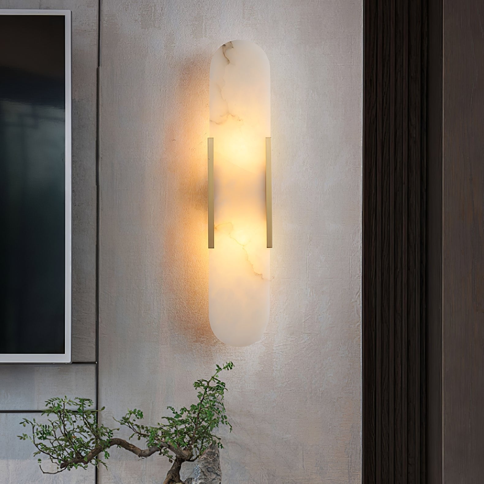 Veo Luxury Alabaster Wall Lamp | ventumra