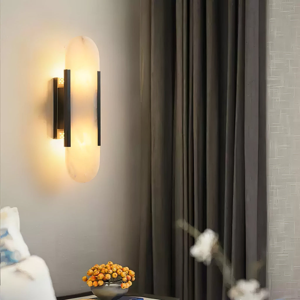 Veo Luxury Alabaster Wall Lamp | ventumra