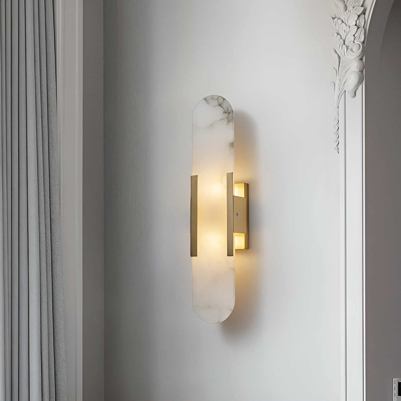 Veo Luxury Alabaster Wall Lamp | ventumra