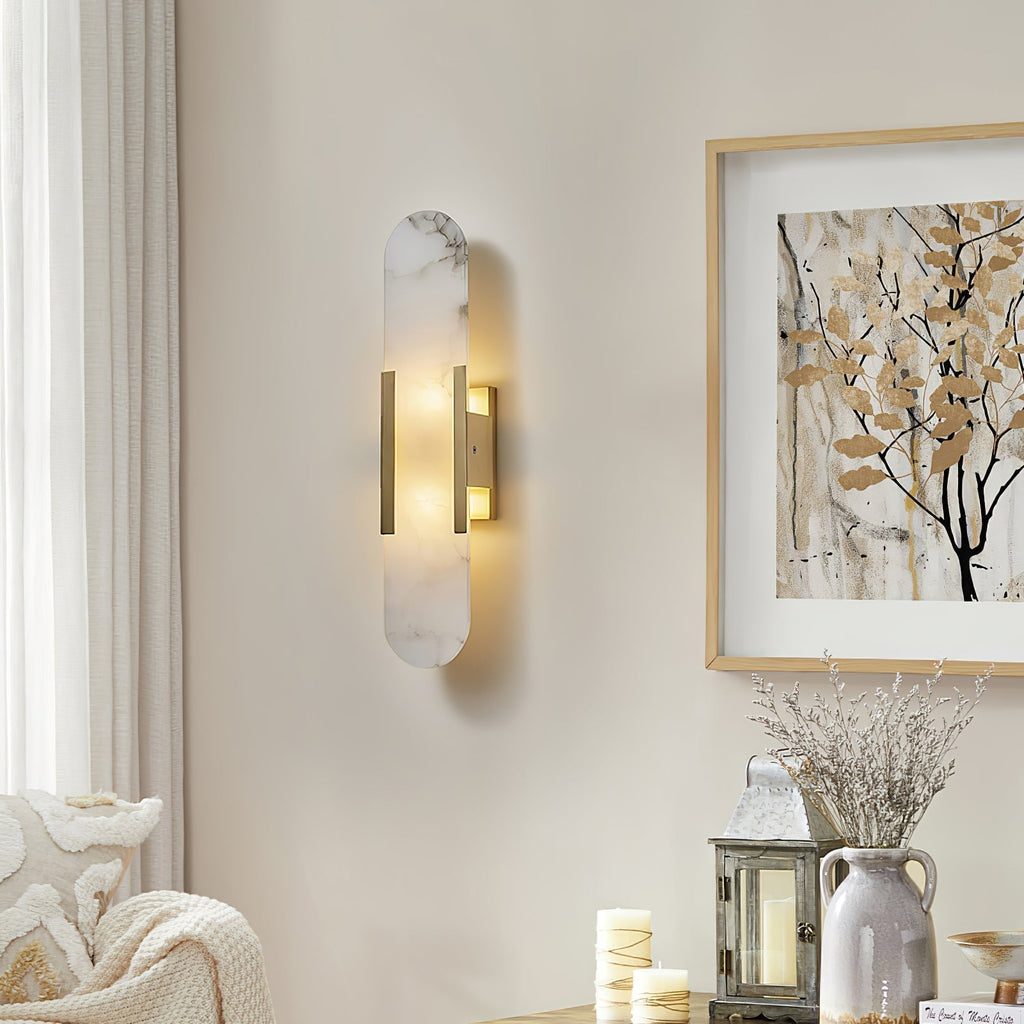 Veo Luxury Alabaster Wall Lamp | ventumra